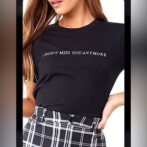 “I Don’t Miss You Anymore” Crop Top
